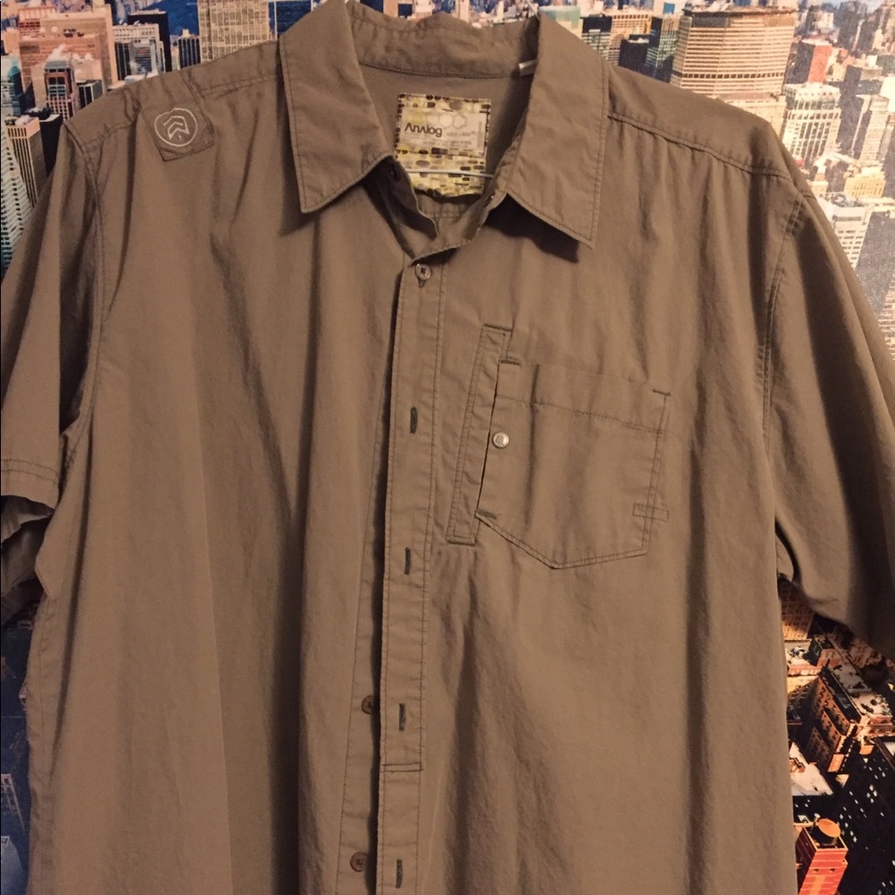 Analog Short Sleeve Button Down